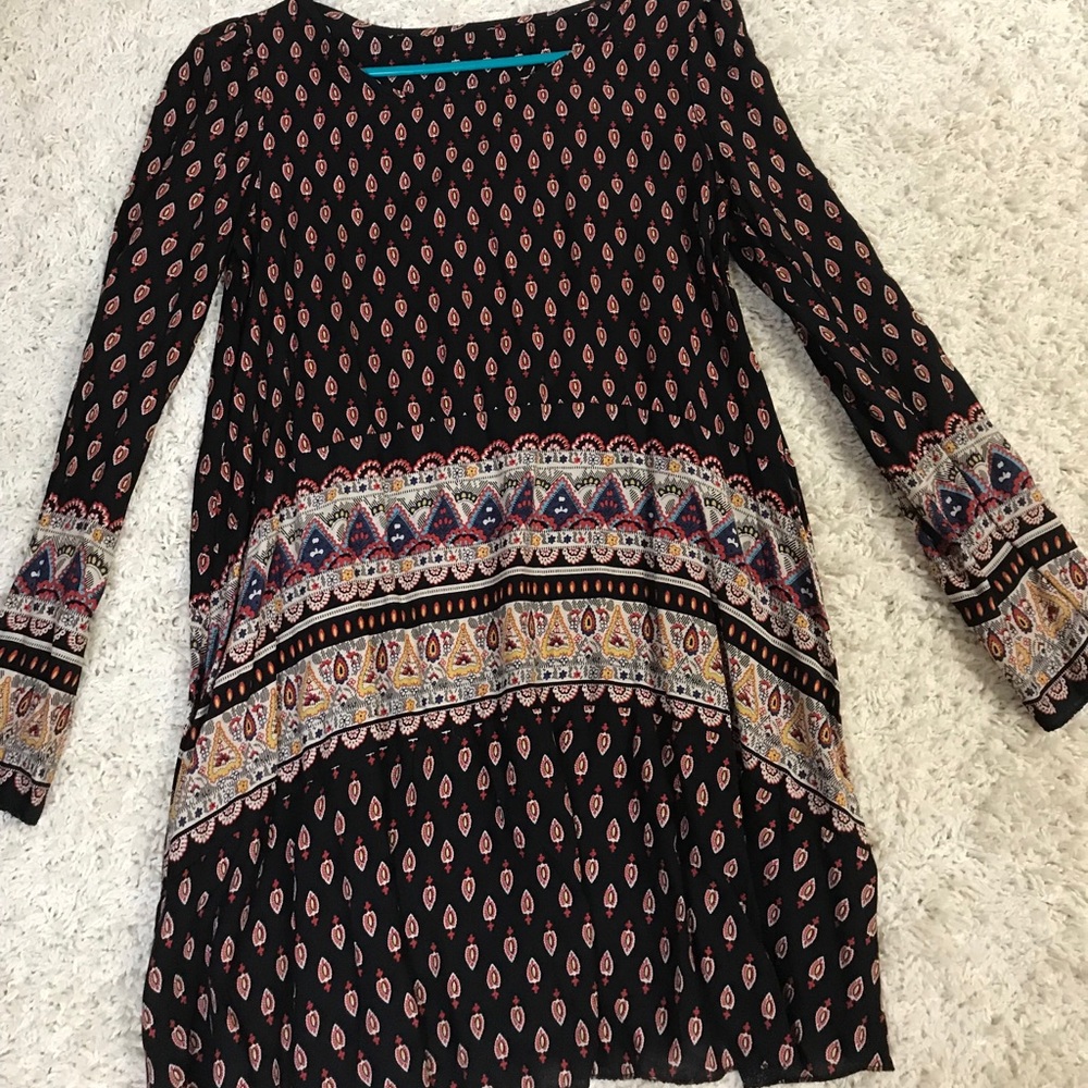 aztec print dress